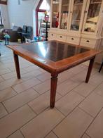 Eiken eettafel, Huis en Inrichting, Ophalen, Gebruikt, Vijf personen of meer, 100 tot 150 cm