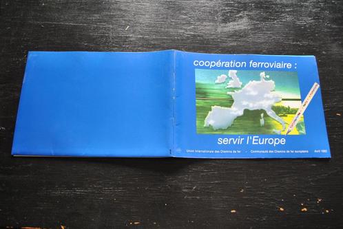 Coopération ferroviaire Servir l'Europe Union internationale, Verzamelen, Spoorwegen en Tram, Gebruikt, Trein, Boek of Tijdschrift