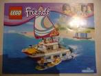 Lego Friends 41317 Sunshine catamaran, Ophalen of Verzenden, Zo goed als nieuw, Complete set, Lego