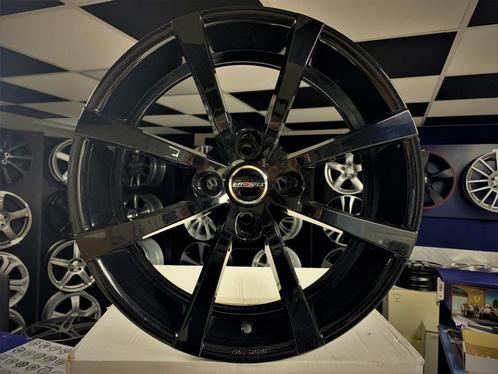 NIEUWE set 16 inch 4x100 glans zwarte aluminium sportwielen, Autos : Pièces & Accessoires, Autres pièces automobiles, Alfa Romeo