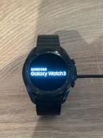 Samsung Galaxy Watch 3 45mm, Handtassen en Accessoires, Smartwatches, Ophalen, Zwart, Zo goed als nieuw, Waterdicht