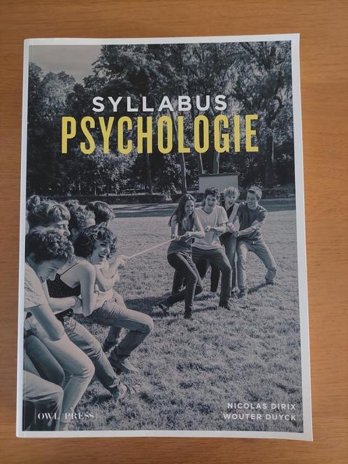 Syllabus - Algemene Psychologie, Livres, Psychologie, Neuf, Autres sujets/thèmes, Enlèvement