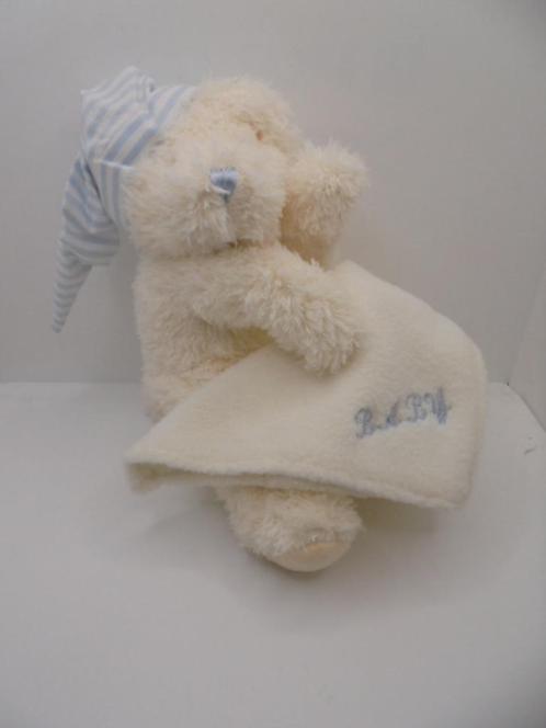 PLUCHE KNUFFEL BEER BABY BLAUW Appletree NIEUW, Kinderen en Baby's, Kraamcadeaus en Geboorteborden, Nieuw, Kraamcadeau, Ophalen of Verzenden