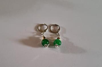 Oorbellen „Jade Leaf” beschikbaar voor biedingen