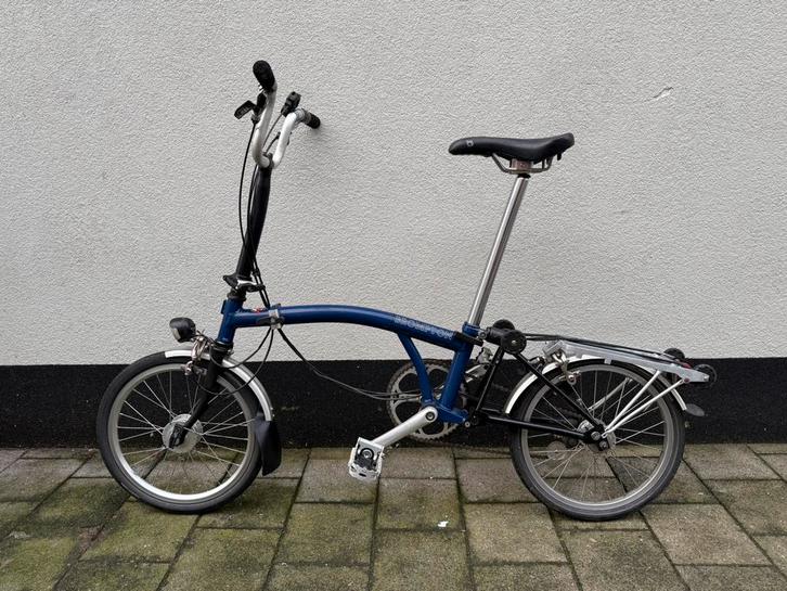 Brompton vouwfiets, Vélos & Vélomoteurs, Vélos | Vélos pliables, Utilisé, Brompton, Totalement pliable, Vitesses, Enlèvement