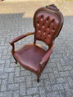 Houten armstoel in Victoriaanse stijl, Antiek en Kunst, Antiek | Meubels | Stoelen en Sofa's, Ophalen