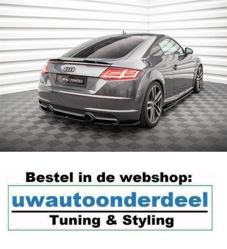 Maxton Spoiler Splitter Lip Geschikt voor Audi TTS TT S Line, Autos : Divers, Tuning & Styling, Envoi