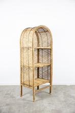 Prachtige vintage boogkast ( rotan), Ophalen of Verzenden, Gebruikt, Overige houtsoorten, Boho