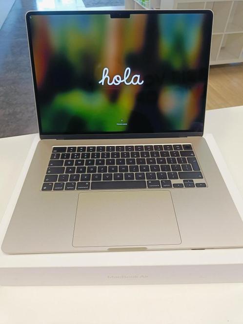 Apple Macbook Air, M3, 15", 24Gb, 512Gb QWERTY, Computers en Software, Apple Macbooks, Nieuw, MacBook, 15 inch, 3 tot 4 Ghz, 512 GB
