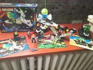 Lego Space Sets 6705, 6856, 6852, 6836 + Moon Crater Plate  beschikbaar voor biedingen