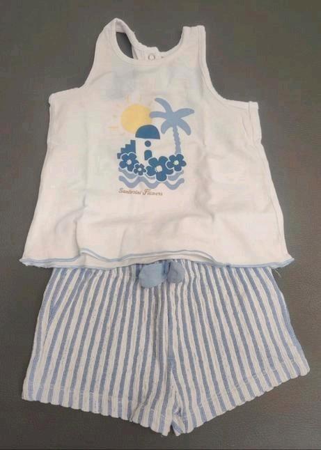 Setje van short en top maat 67 Orchestra, Kinderen en Baby's, Babykleding | Maat 68, Zo goed als nieuw, Meisje, Setje, Ophalen of Verzenden