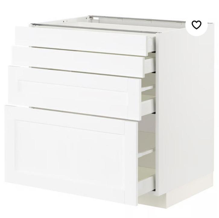 Cuisine IKEA, Maison & Meubles, Cuisine | Éléments de cuisine, Neuf, Moins de 100 cm, 50 à 100 cm, 50 à 75 cm, Blanc, Enlèvement