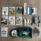 Wii console + 7 spelletjes incl. accessoires, Games en Spelcomputers, Spelcomputers | Nintendo Wii, Gebruikt, Ophalen