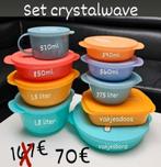 Set à vagues en cristal Tupperware, Maison & Meubles, Cuisine| Tupperware, Enlèvement ou Envoi, Neuf