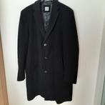 Zwarte stoffen heren winterjas, Ophalen, Zo goed als nieuw, Maat 56/58 (XL)