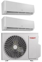 split airco multi TosotPULAR + Wifi  2,5/2,5 kW 18000 btu, 3 vitesses ou plus, Classe énergétique A ou plus économe, 60 à 100 m³