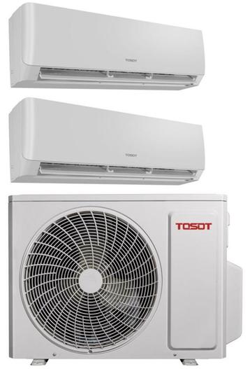 split airco multi TosotPULAR + Wifi  2,5/2,5 kW 18000 btu