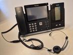 Yealink T48S telefoontoestel + headset + expansion unit, Telecommunicatie, Datacommunicatie en VoIP, Verzenden, Zo goed als nieuw
