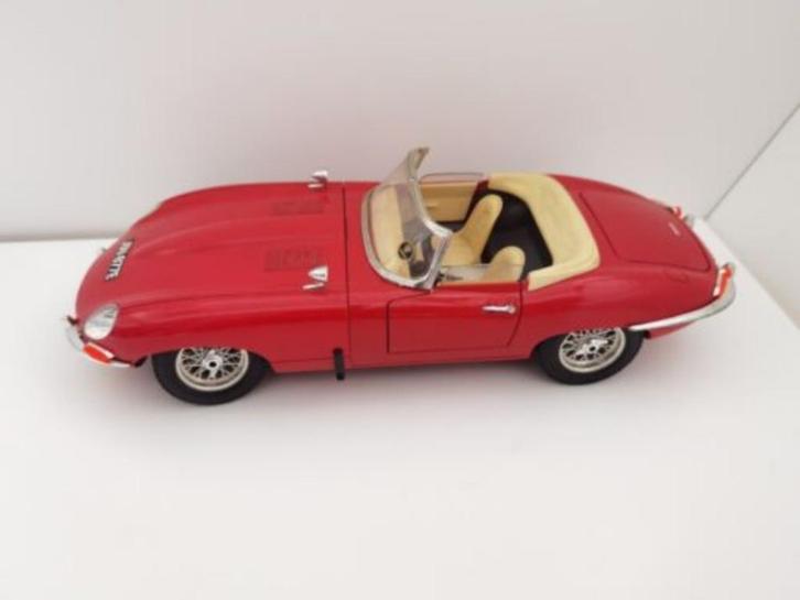 JAGUAR XK Type E Cabrio Serie1 Red 1/18 BURAGO Premium Neuve, Hobby en Vrije tijd, Modelauto's | 1:18, Nieuw, Auto, Burago, Ophalen of Verzenden