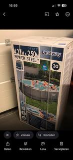 Bestway zwembad powersteel 427 op 250 en 100 cm, Ophalen of Verzenden, Zo goed als nieuw