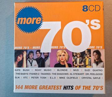8cd box. More greatest Hits of the 70's. (Disky). beschikbaar voor biedingen