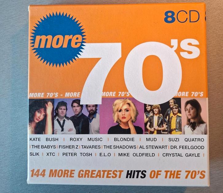 8cd box. More greatest Hits of the 70's. (Disky)., Cd's en Dvd's, Dvd's | Sport en Fitness, Ophalen of Verzenden