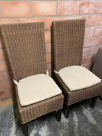 Rotan stoelen, Ophalen, Gebruikt, Twee, Bruin