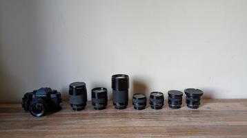 Contax st camera en Contax yashica lenzen beschikbaar voor biedingen