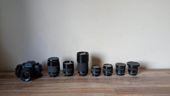 Contax st camera en Contax yashica lenzen, Audio, Tv en Foto, Foto | Lenzen en Objectieven, Zo goed als nieuw, Ophalen of Verzenden