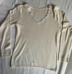 Top van scheerwol en zijde, Kleding | Dames, Maat 42/44 (L), Ophalen of Verzenden, Zo goed als nieuw, Lange mouw