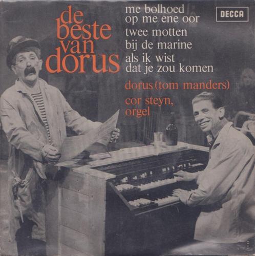 Dorus – Me bolhoed op me ene oor / Twee motten + 2 – EP, Cd's en Dvd's, Vinyl Singles, Gebruikt, EP, Humor en Cabaret, 7 inch