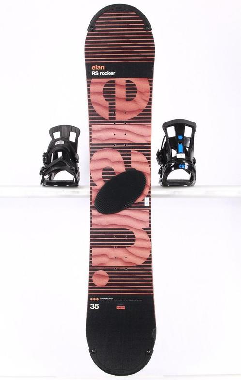 135 cm snowboard ELAN RS ROCKER, black/brown, woodcore, Sport en Fitness, Snowboarden, Gebruikt, Board, Verzenden