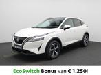 Nissan Qashqai 1.5 e-POWER N-Connecta TREKHAAK | LEDER | NAV, Auto's, Nissan, Stof, Gebruikt, 750 kg, Wit