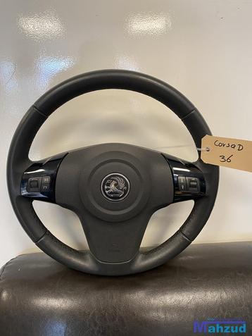 OPEL CORSA D zwart stuur met airbag stuurwiel