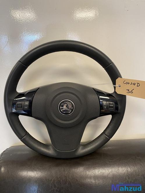 OPEL CORSA D zwart stuur met airbag stuurwiel, Auto-onderdelen, Besturing, Opel, Gebruikt, Ophalen of Verzenden