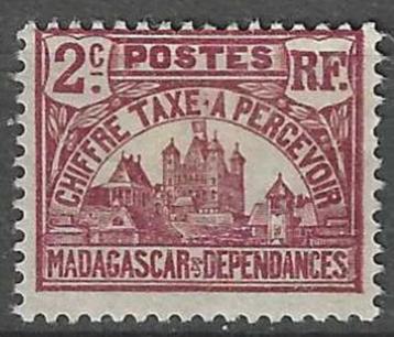 Madagascar 1908/1924 - Yvert 8TX - Paleis Tananarive (ZG)