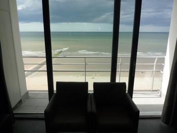 libre 4-11 mai : appartement vue mer Westende en location beschikbaar voor biedingen