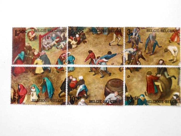 OBP 1437/42**  : Kinderspelen Breughel reeks (1967), Postzegels en Munten, Postzegels | Europa | België, Postfris, Ophalen of Verzenden
