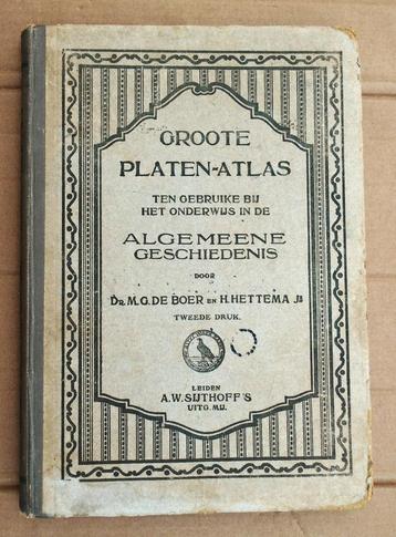 Groote Platen-Atlas [geschiedenis] - 1917 - de Boer/Hettema beschikbaar voor biedingen