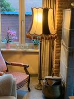 staande lamp met koperen voet, Antiek en Kunst, Ophalen, Koper