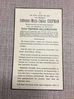 Soldaat 23e Liniereg.Coopman Oostende gevallen Brugge 1940, Verzamelen, Verzenden, Bidprentje