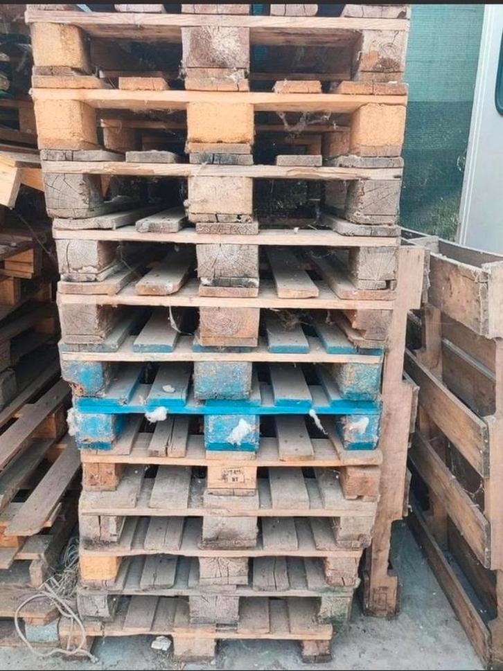 Euro pallets te koop, Bricolage & Construction, Bois & Planches, Comme neuf, 25 à 50 mm, Enlèvement