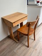 Schoolbank met stoel 50 €, Ophalen, Zo goed als nieuw