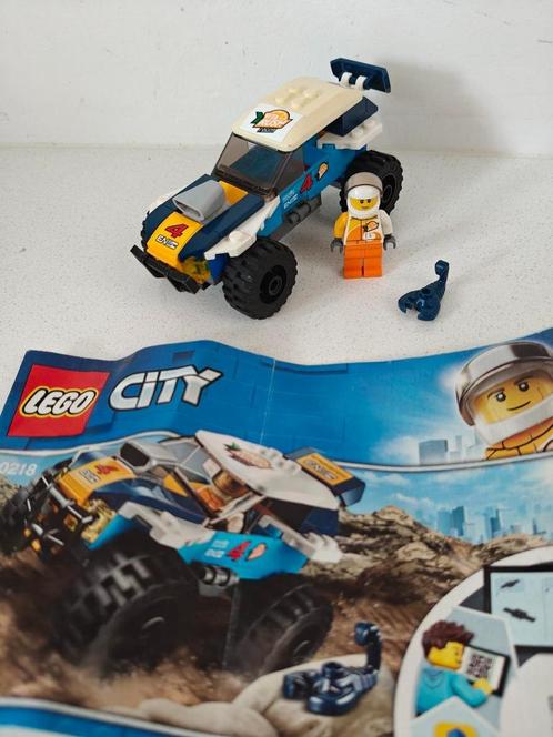 Lego 60218 Woestijn rallywagen, Kinderen en Baby's, Speelgoed | Duplo en Lego, Gebruikt, Lego, Complete set, Ophalen of Verzenden