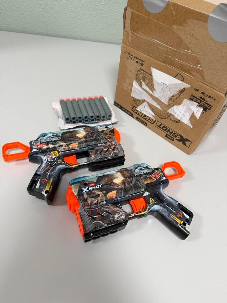 2 de skins X-Shot Flux Jurassic World + 16 flèches — Nouveau, Enfants & Bébés, Jouets | Extérieur | Jeu d'action, Neuf, Enlèvement ou Envoi