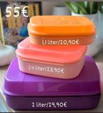 Ensemble de boîtes à charnières Tupperware, Maison & Meubles, Cuisine| Tupperware, Enlèvement ou Envoi, Neuf