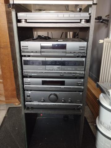 Stereo keten, Enlèvement, Utilisé, Lecteur CD, Philips