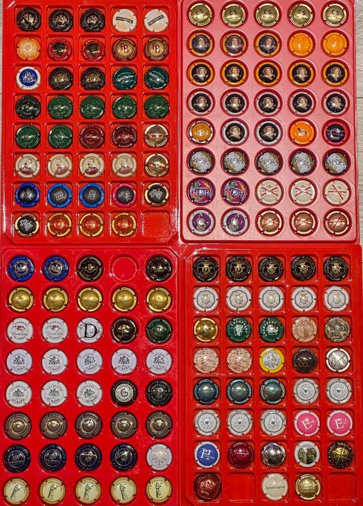Collectie Champagne Capsules. Pakket Dubbele + 400 stuks., Verzamelen, Complete verzamelingen en Collecties, Ophalen