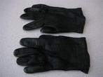 Zwarte lederen handschoenen S, Vêtements | Femmes, Bonnets, Écharpes & Gants, Enlèvement ou Envoi, Porté, Taille 36 (S), Gants