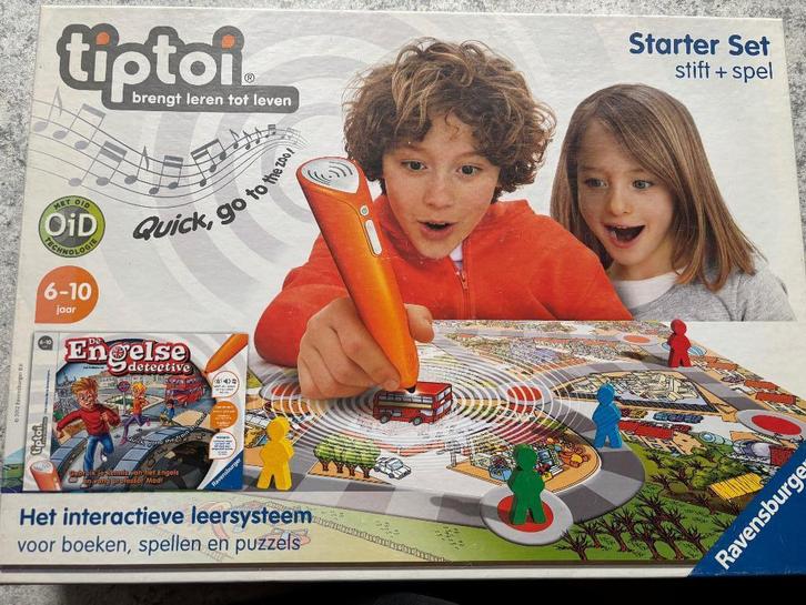 Tiptoi - starterset “de Engelse detective”, Kinderen en Baby's, Speelgoed | Educatief en Creatief, Gebruikt, Taal en Lezen, Ontdekken